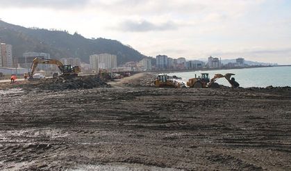 Rize Şehir Hastanesi İçin Deniz Dolduruluyor