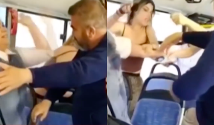 Belediye Otobüsündeki Kavgada Ortalık Savaş Alanına Döndü