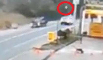 Rize'de Motosiklet Sürücüsünün Öldüğü Kaza Anları Ortaya Çıktı