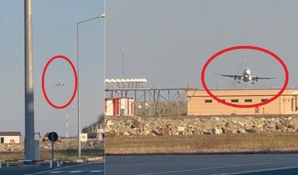 Fırtına Nedeni İle Piste İnemeyen Uçak, Kamerada