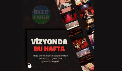 Rize Sinema Salonlarında Bu Hafta