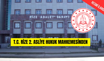 T.C. Rize 2. Asliye Hukuk Mahkemesinden