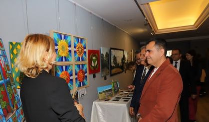 9. Alanya Uluslararası Sanat Sergisi açıldı
