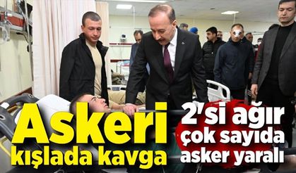 Askeri Kışlada Kavga! 2'si Ağır Çok Sayıda Yaralı Asker Var