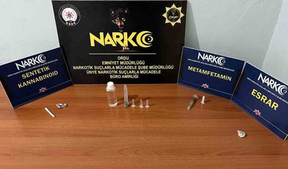 Ordu’da uyuşturucu operasyonları: 1 tutuklama
