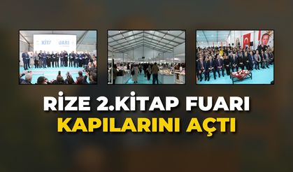 Rize 2.kitap fuarı kapılarını açtı