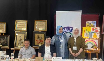 Rize’de kursiyerlerin el emekleri görücüye çıktı