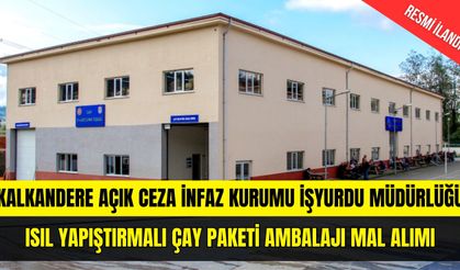 ISIL YAPIŞTIRMALI ÇAY PAKETİ AMBALAJI MAL ALIMI