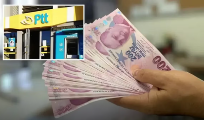 PTT'den Emeklilere 14 Bin Liraya Kadar Geri Ödemesiz Nakit Destek