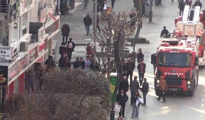 Bolu'da yanık kokusu itfaiye ekiplerini harekete geçirdi