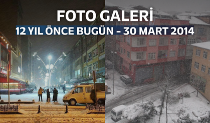 Rize 12 Yıl Önce Kar Altındaydı