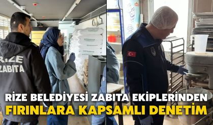 Rize Belediyesi Zabıta Ekiplerinden Fırınlara Kapsamlı Denetim