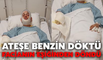 Ateşe Benzin Döktü, Facianın Eşiğinden Döndü