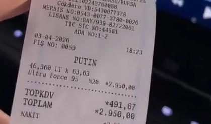 Plakayı Okuyamadı, Fişe "Putin" Yazdı