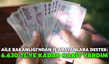 Aile Bakanlığı’ndan İş Arayanlara Destek: 6.630 TL’ye Kadar Nakit Yardım