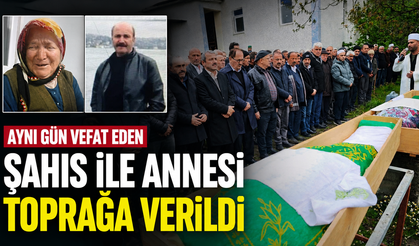Aynı Gün Vefat Eden Şahıs İle Annesi Toprağa Verildi