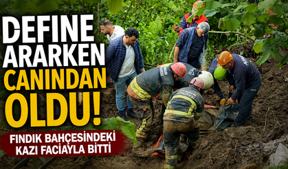 Define Kazısı Faciayla Bitti: Göçük Altında Kalan Şahıs Hayatını Kaybetti