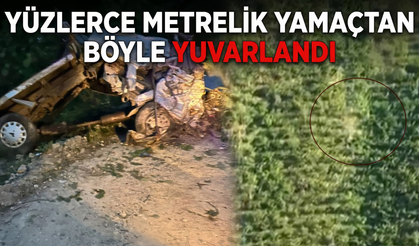 Yüzlerce Metreden Böyle Düştü