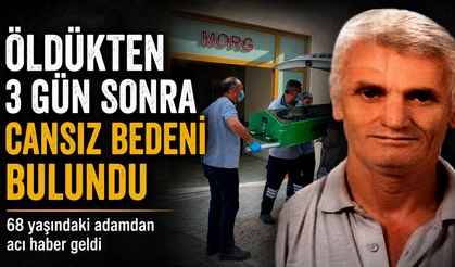 Öldükten 3 Gün Sonra Cansız Bedeni Bulundu