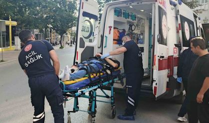 Samsun'da motosikletli trafik kazası: 1 yaralı
