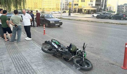 Samsun'da Motosiklet Kazası: 1 Yaralı