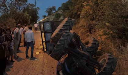 Traktörün Devrildiği Kazada 5 Kişi Yaralandı