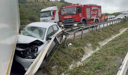 Samsun'da Tır İle Otomobil Çarpıştı: 2 Yaralı