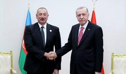 Cumhurbaşkanı Erdoğan, Azerbaycan Cumhurbaşkanı Aliyev ile görüştü