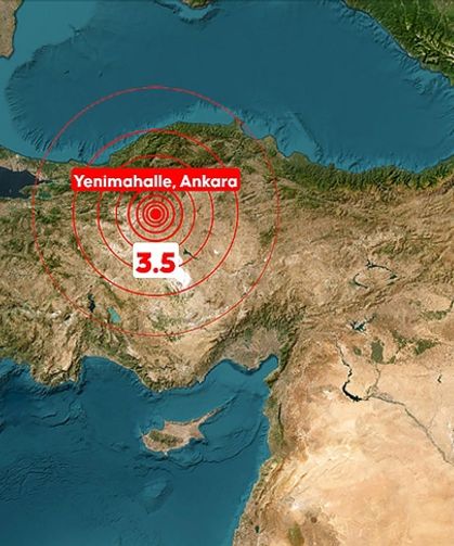 Ankara’da Deprem Meydana Geldi