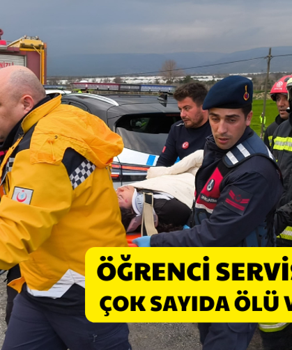 Öğrenci Servisi Devrildi: Çok Sayıda Ölü Ve Yaralı Var