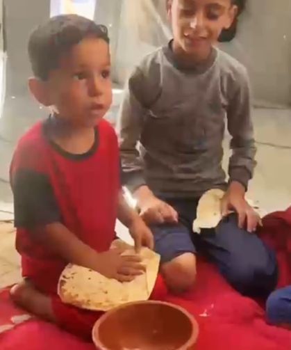 Gazze’de 7 ay sonra sofraya gelen et sevindirdi