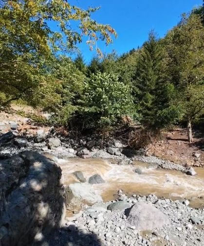 Artvin- Asırlara Meydan Okuyan Tarihi Taş Köprü Selde Yıkıldı