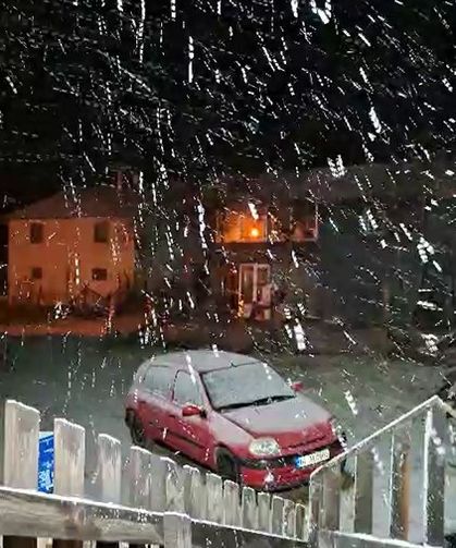 Bolu’nun Yüksek Kesimlerine Kar Yağdı