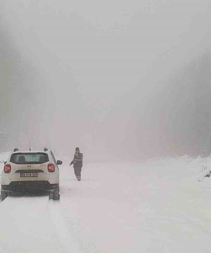 Kastamonu’da Kar Yağışı Etkili Oldu