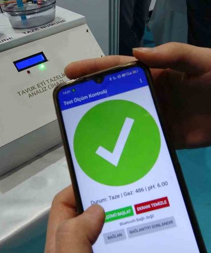 Samsunlu Liselilerden Tavuk Eti Zehirlenmesini Önleyen Cihaz