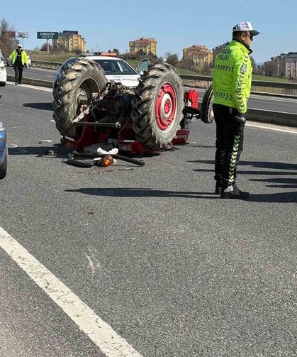 Bolu'da Traktör Devrildi: 1 Ölü