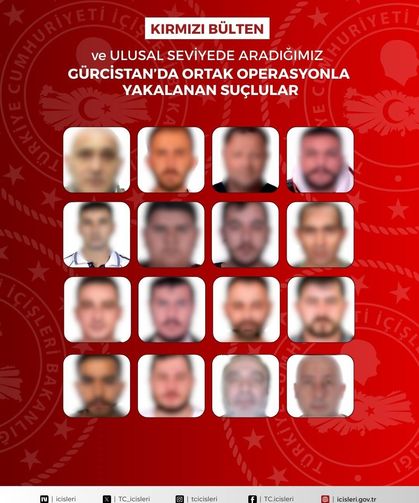 Gürcistan’daki Ortak Operasyonda 16 Suçlu Yakalandı