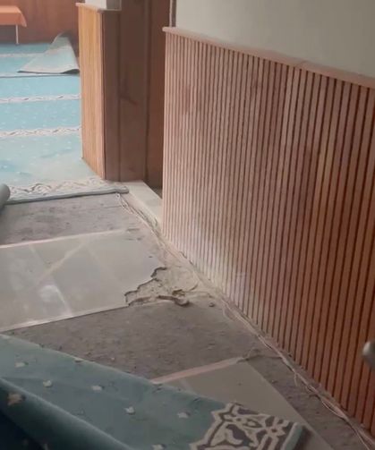 Kastamonu'da Düşen Yıldırım Camiye İsabet Etti