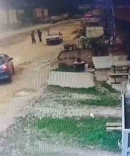 Önce Konuştu, Sonra Çarptı: O Anlar Kameraya Yansıdı