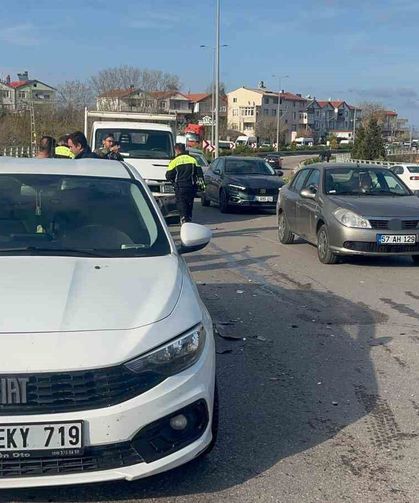 Sinop'ta zincirleme kaza: 1 yaralı