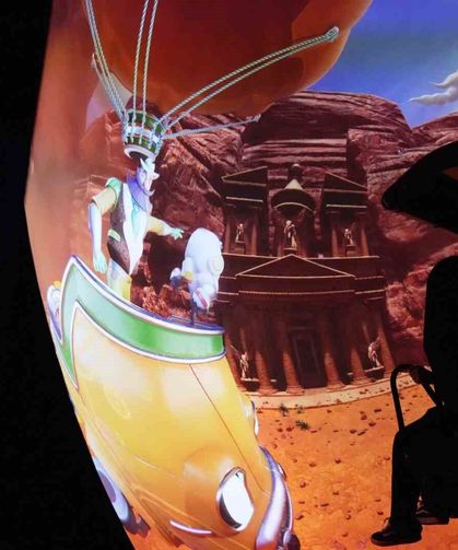 Türkiye'de İlk: Uçan Sinema Vatandaşların Ayağını Yerden Kesti