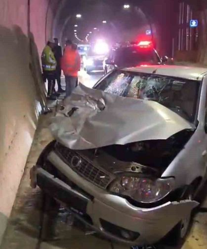 Yeni Zigana Tüneli'nde Kaza: 2 Yaralı