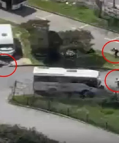 İsrail Konsolosluğu Yakınında Çatışma Kamerada: Terörist Böyle Görüntülendi