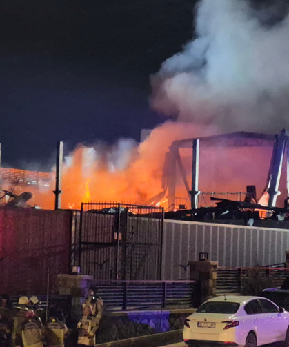 Ankara'da Bir İlaç Fabrikası Çıkan Yangın Sonrası Kullanılamaz Hale Geldi