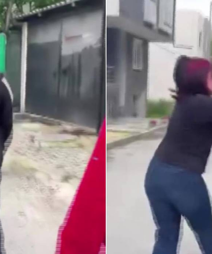 Arnavutköy’de okul çıkışında akran zorbalığı kamerada