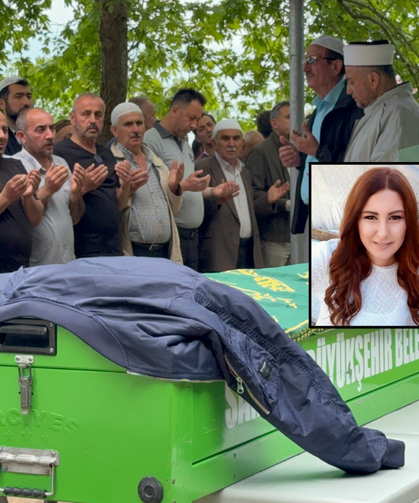 Bayram Yolunda Kazada Ölen Genç Çift, Yan Yana Toprağa Verildi