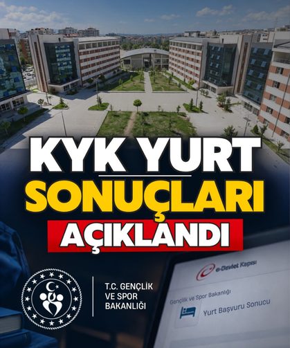 KYK Yurt Başvuru Sonuçları Açıklandı: Rekor Oran