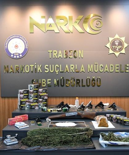 Trabzon'da Zehir Tacirlerine Operasyon: 35 Gözaltı