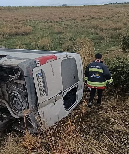 Otomobilin Devrildiği Kazada 6 Kişi Yaralandı