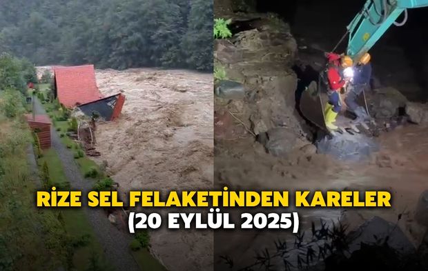 Rize Sel Felaketinden Kareler - 20 Eylül 2025